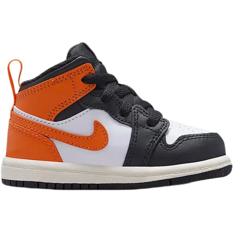 Кроссовки Air 1 Mid top Toddler Shoes Black Infant And Toddler Jordan — фото 3