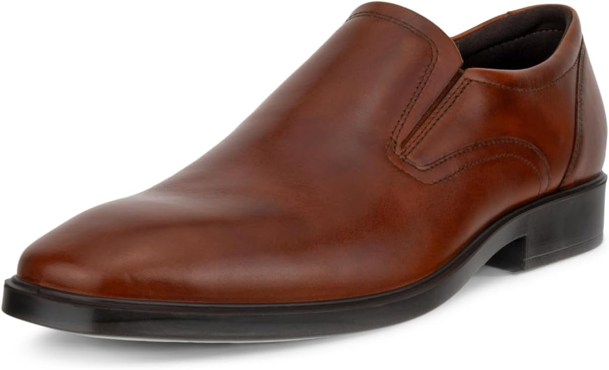 

Мужские слипоны ECCO Milan с ровным носком, Mink