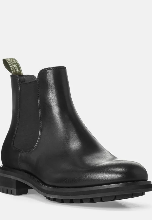 Классические кожаные ботинки челси bryson до щиколотки Polo Ralph Lauren, Black — фото 2