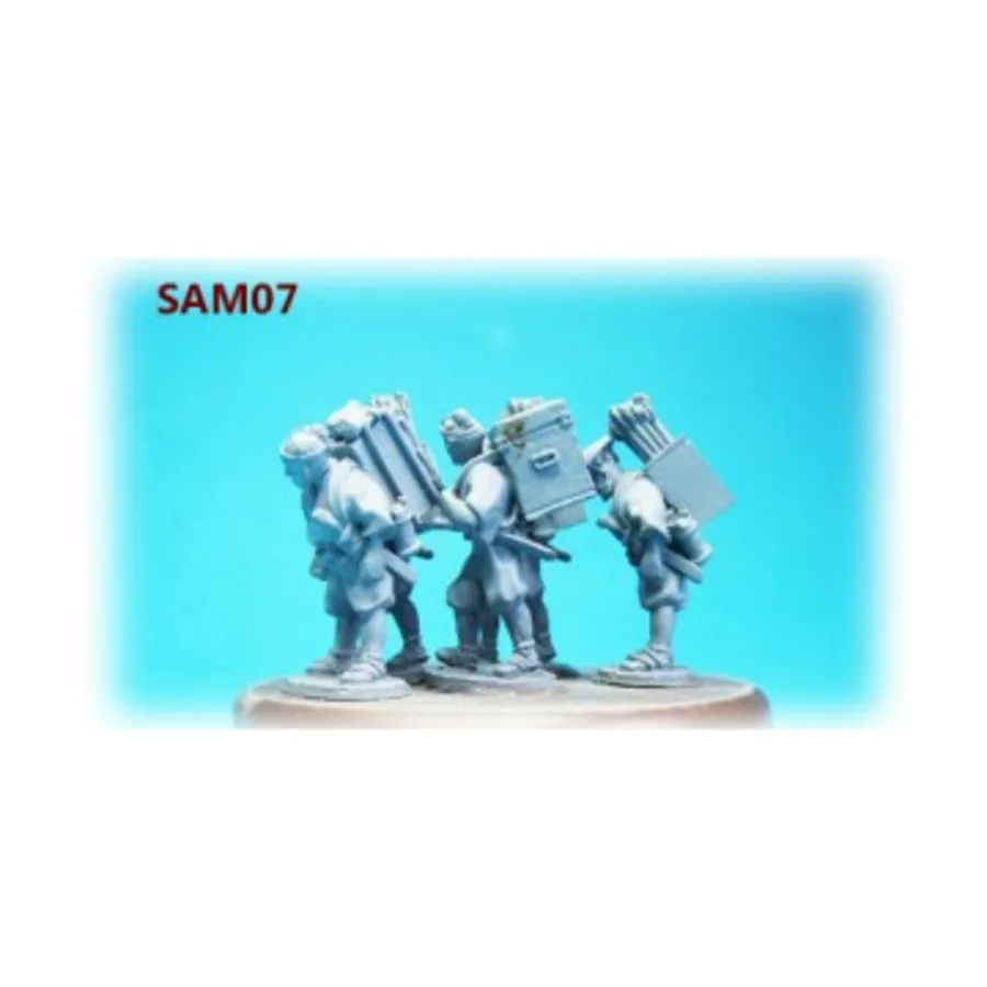 

Слуги асигару, несущие припасы, Samurai - 16th Century (28mm)