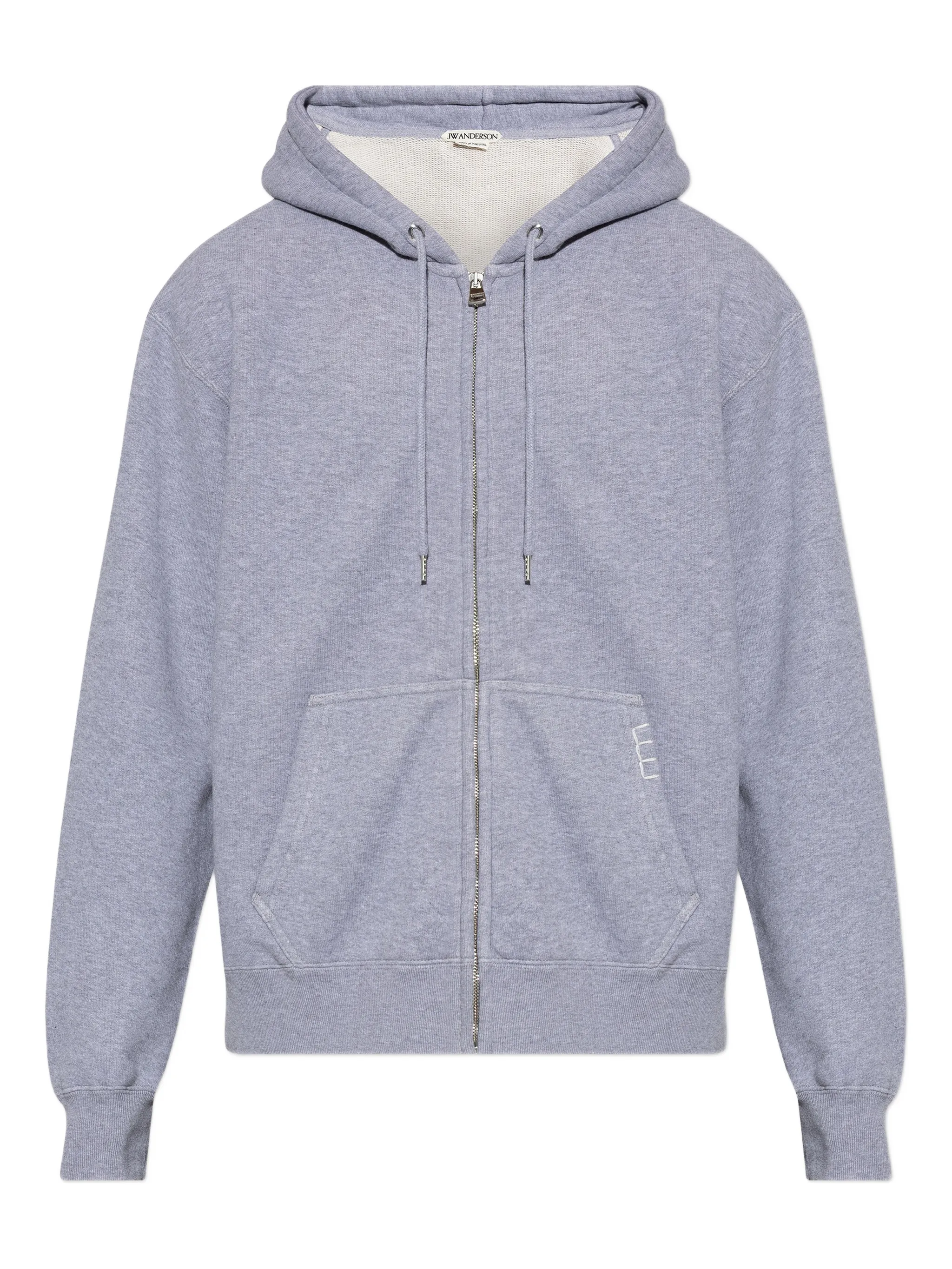 

Худи на молнии Jw Anderson, серый