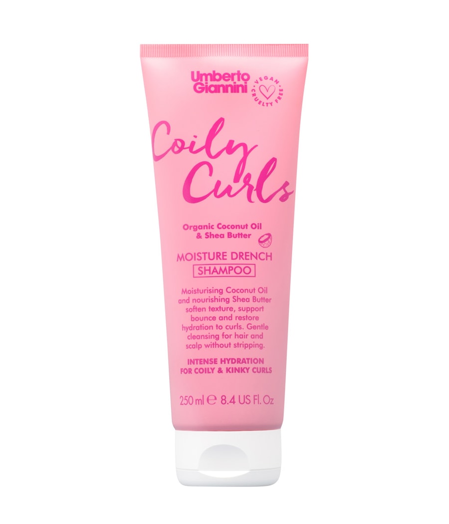 

Шампунь для волос Umberto Giannini Coily Curls Moisture Drench Shampoo, 250 ml