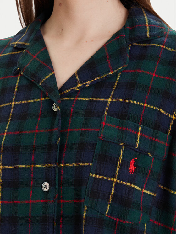 Пижама relaxed fit 4P8043 Polo Ralph Lauren, зеленый — фото 3