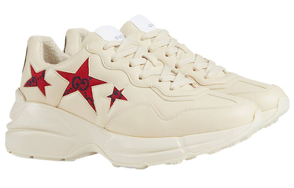 Кроссовки 520 rhyton star 'white red' Gucci, белый — фото 3