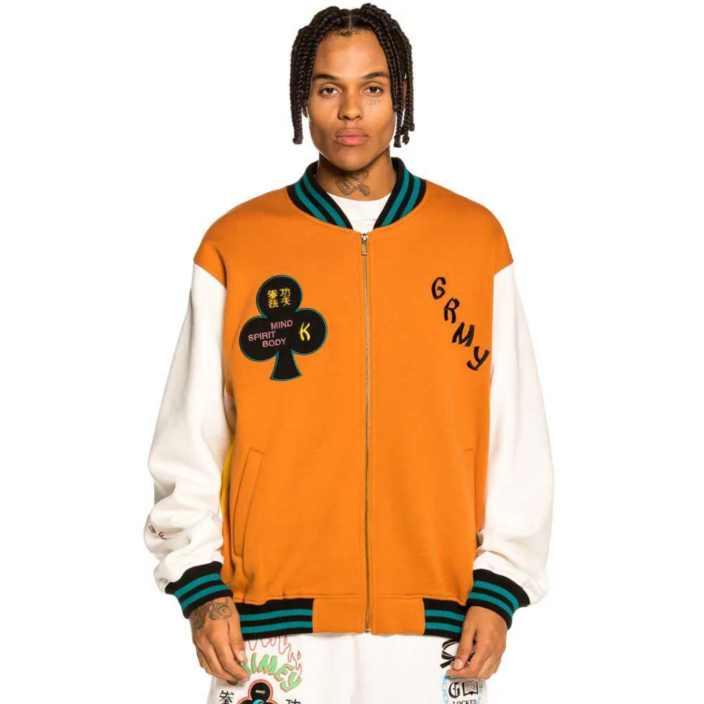 

Толстовка Grimey Destroy All Fear full zip, оранжевый