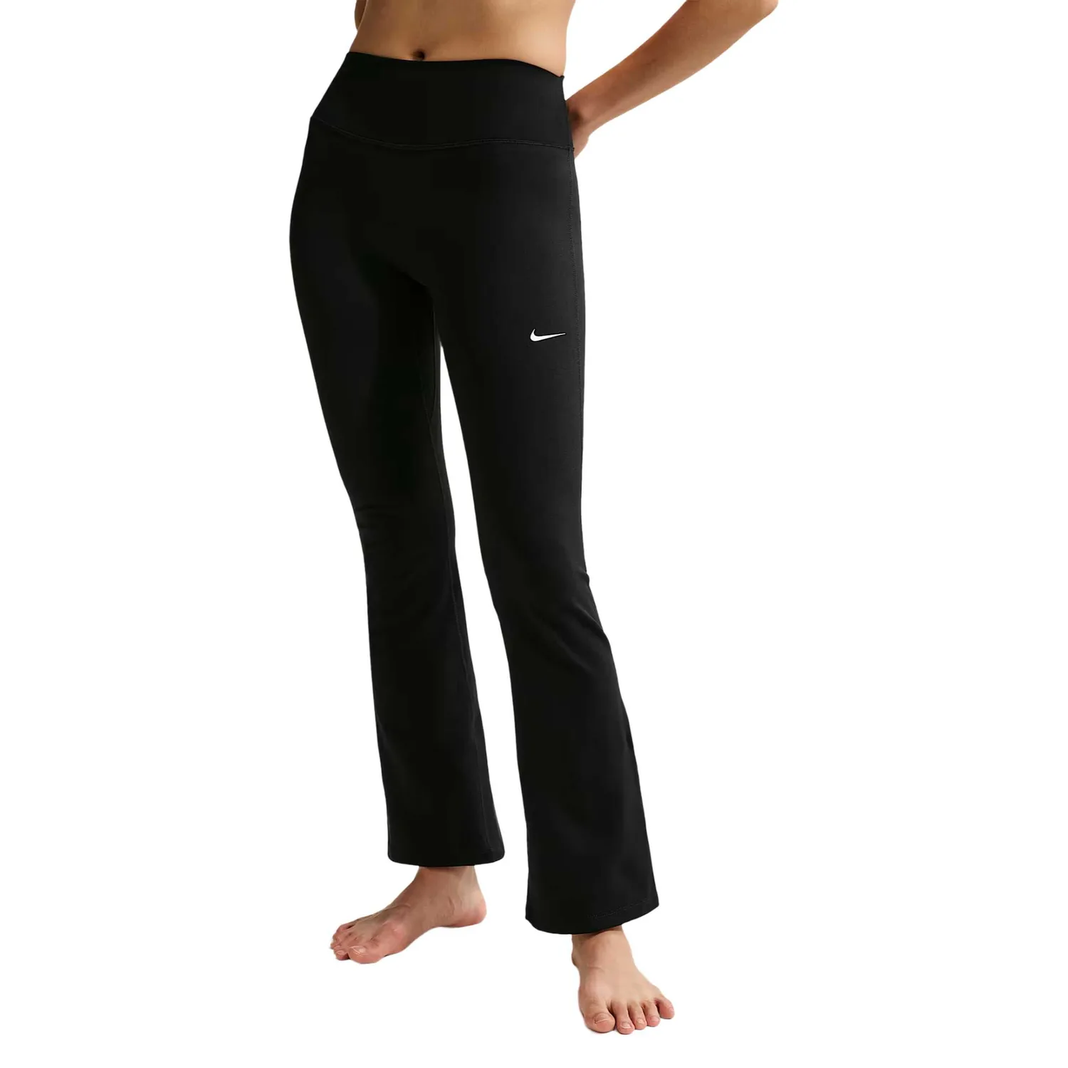 Женские спортивные брюки Dri Fit Nike, черно-белый