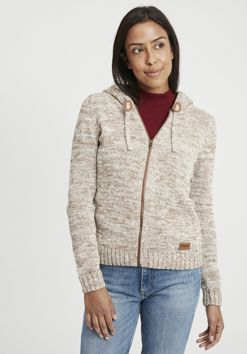 

Свитер Oxmo Strickjacke, натуральный