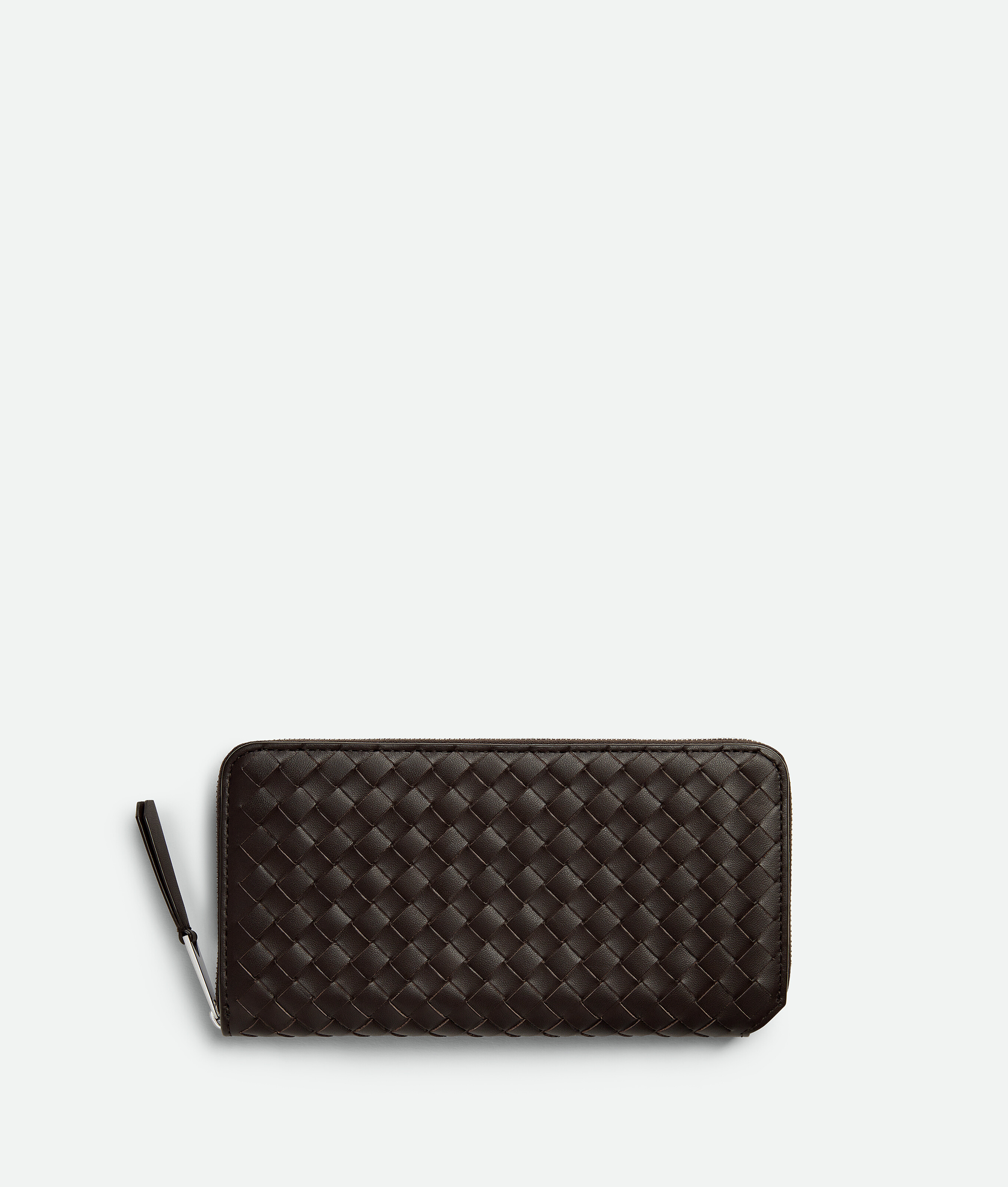 

Кошелек Intrecciato пикколо на молнии Bottega Veneta, карамельный