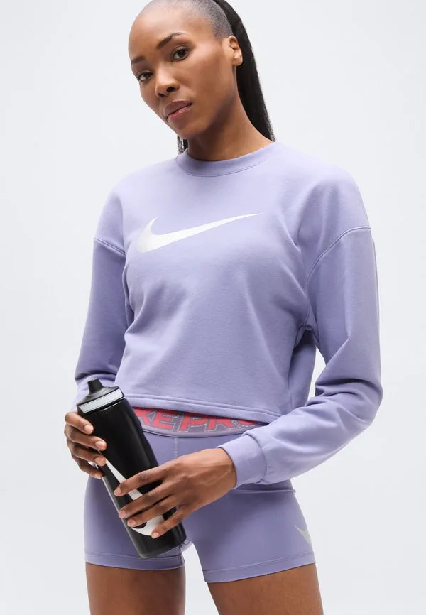 Толстовка crew Nike Performance, Iron Purple/Metallic Silver-Coloured/White — фото 4
