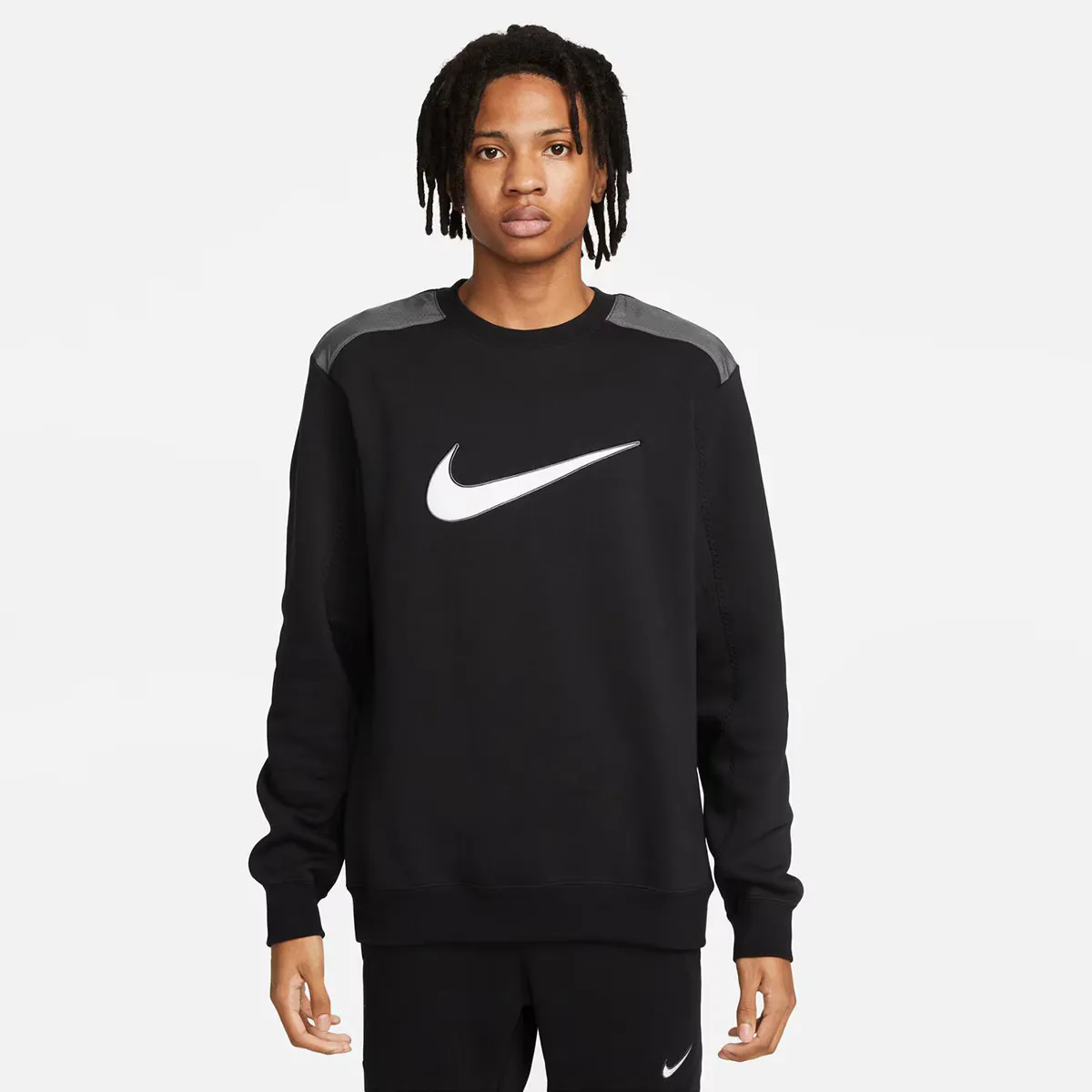 

Мужская толстовка SP FLC CREW BB Nike, чёрный