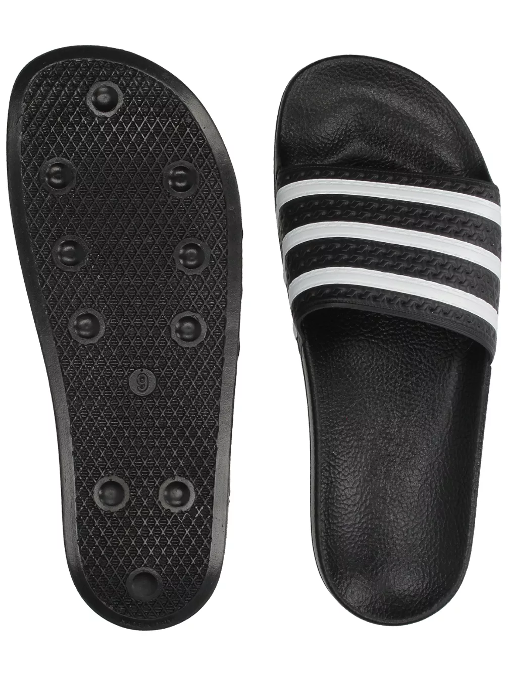 Босоножки Adilette Adidas Originals, черный — фото 3