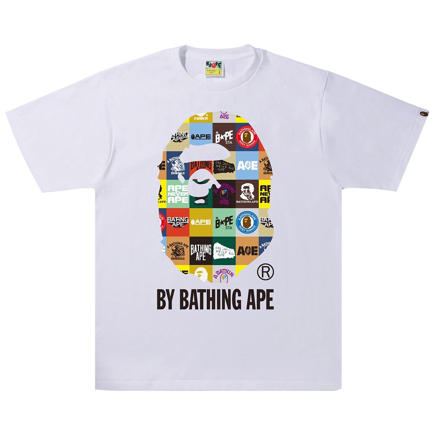 

Классическая футболка с логотипом BAPE, цвет Белый