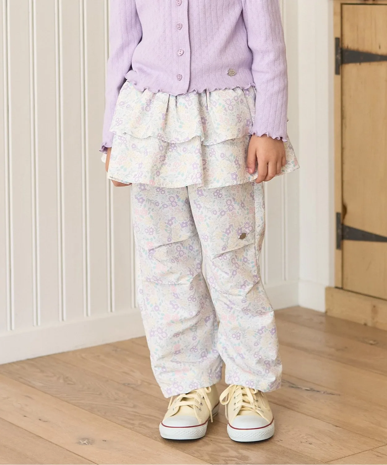 Детские штаны-юбка с водоотталкивающим покрытием Lycee mine Layered Skirt Pants разноцветные
