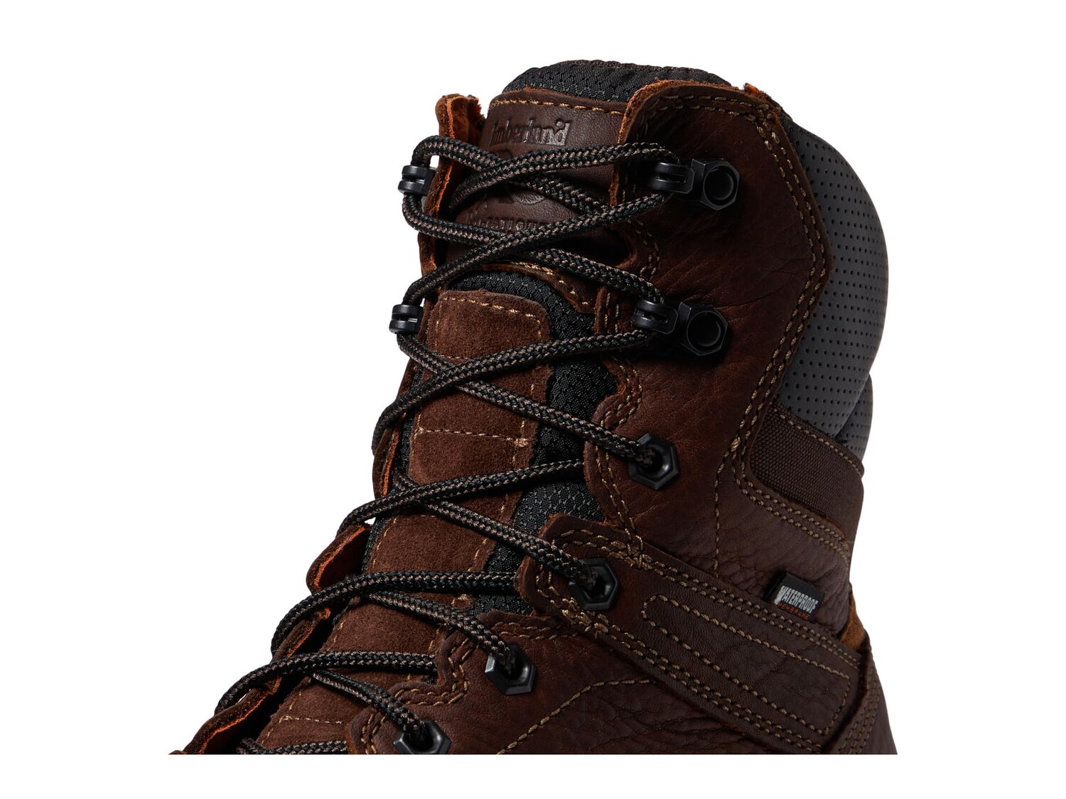 Ботинки мужские Timberland PRO Titan водонепроницаемые на шнуровке, коричневый — фото 3