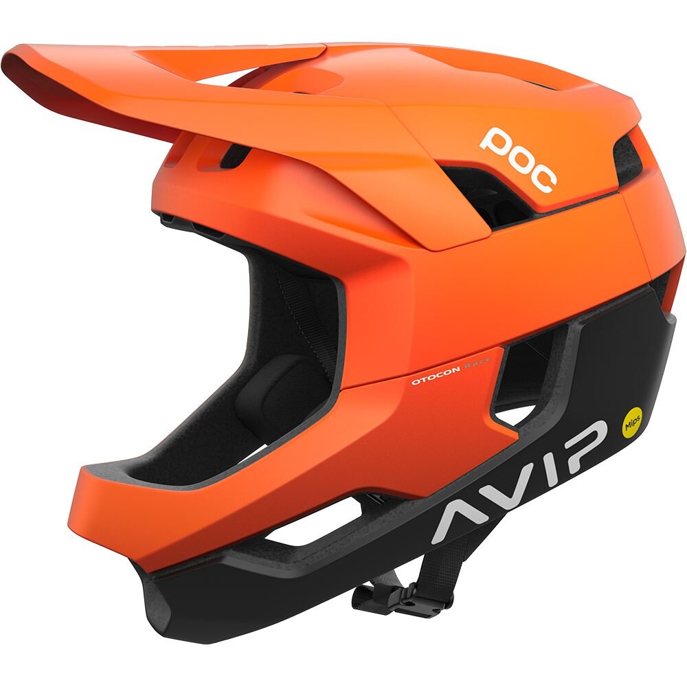 

Велосипедный шлем POC Otocon Race MIPS downhill, оранжевый