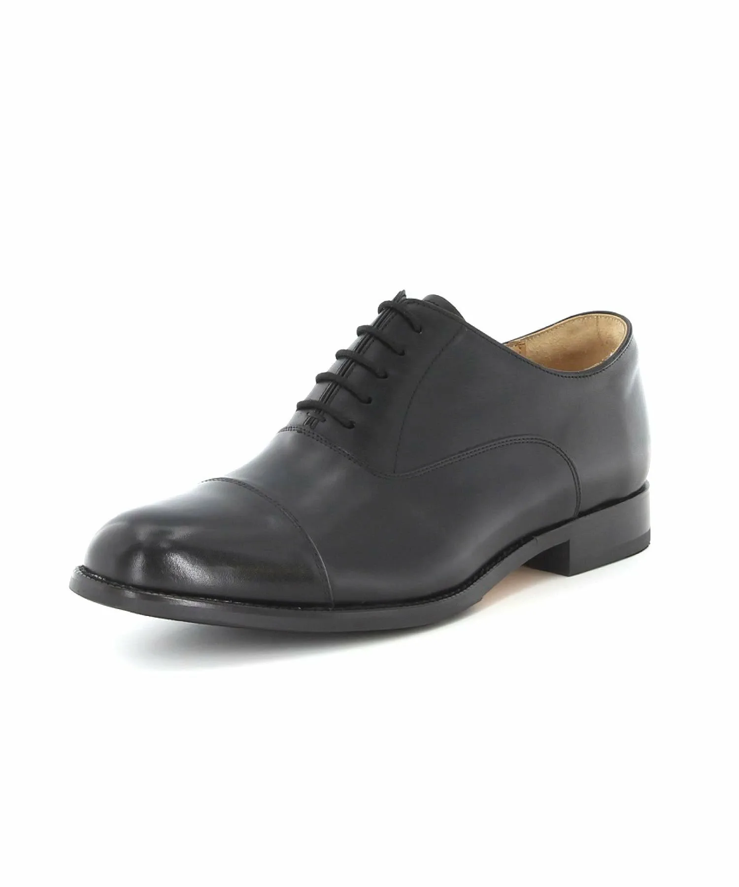 Мужские кожаные туфли MoonStar BW0100CL, размер 3E, производство Япония. Balance Works, black — фото 3