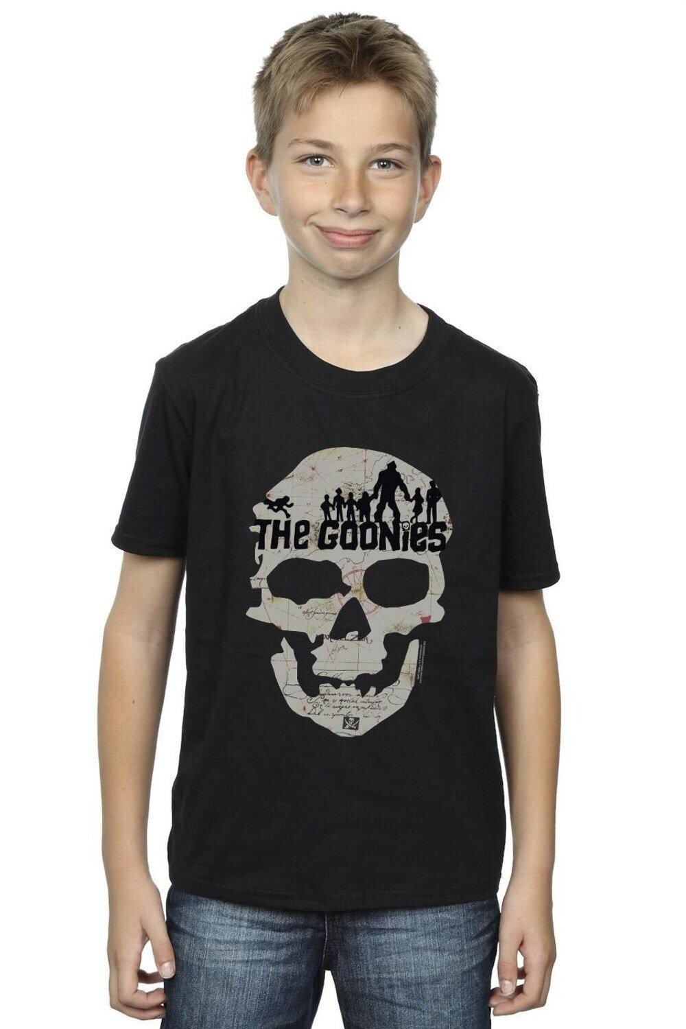 

Футболка с изображением черепа The Goonies, черный