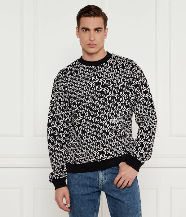 

Толстовка мужская Karl Lagerfeld Jeans с узором, черный