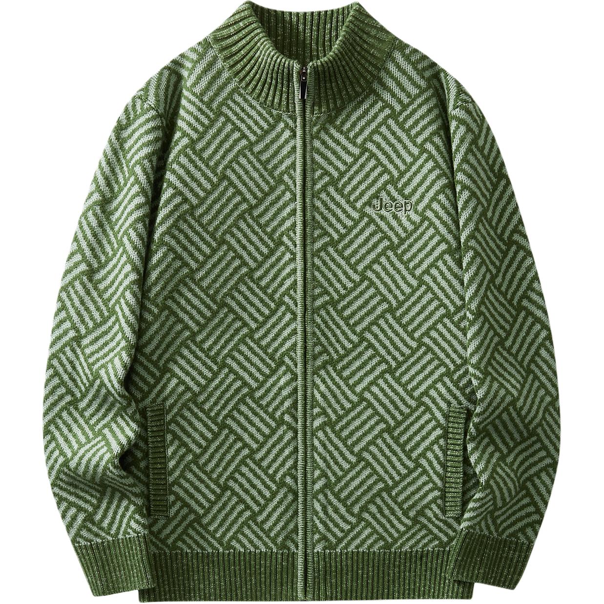 

Трикотажная водолазка Unisex Stand Collar Moderate Others Jeep, светло-army зеленый