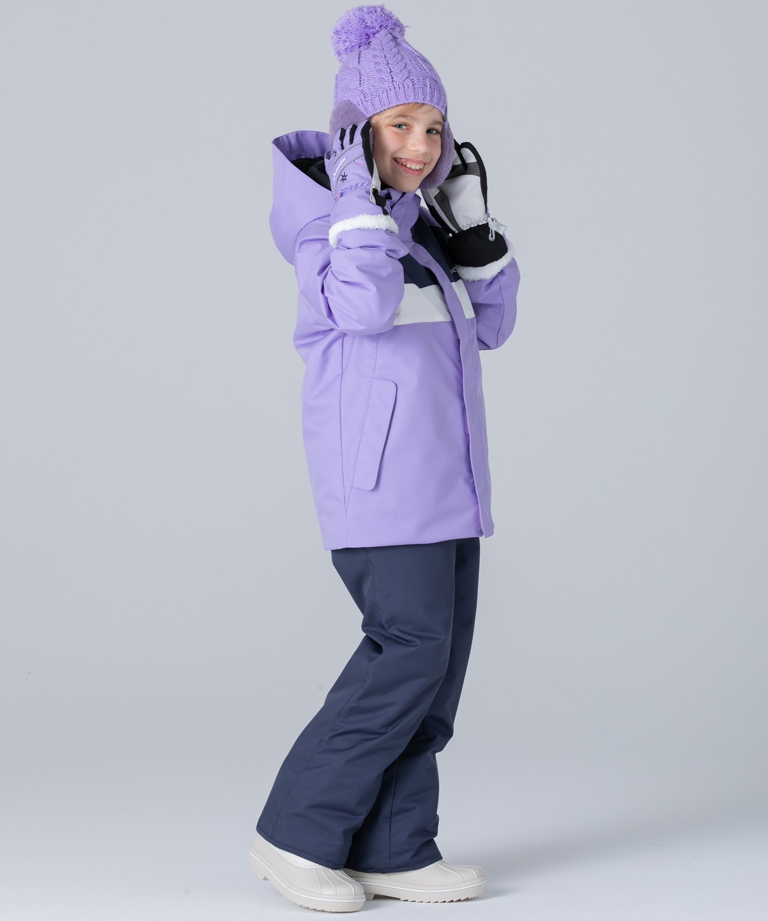 Детский горнолыжный комбинезон Phenix Skiwear с круглым клапаном, регулируемый размер. Phenix, PURPLE — фото 3