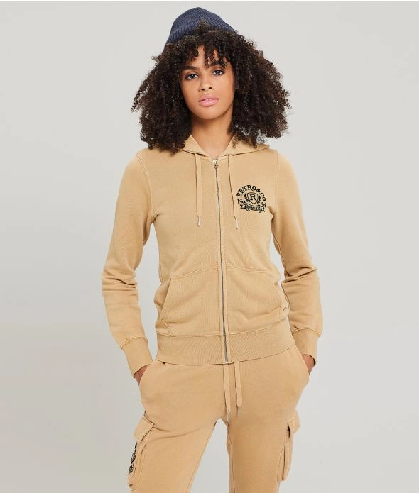 

Свитер на молнии Cypress Retro Jeans, бежевый