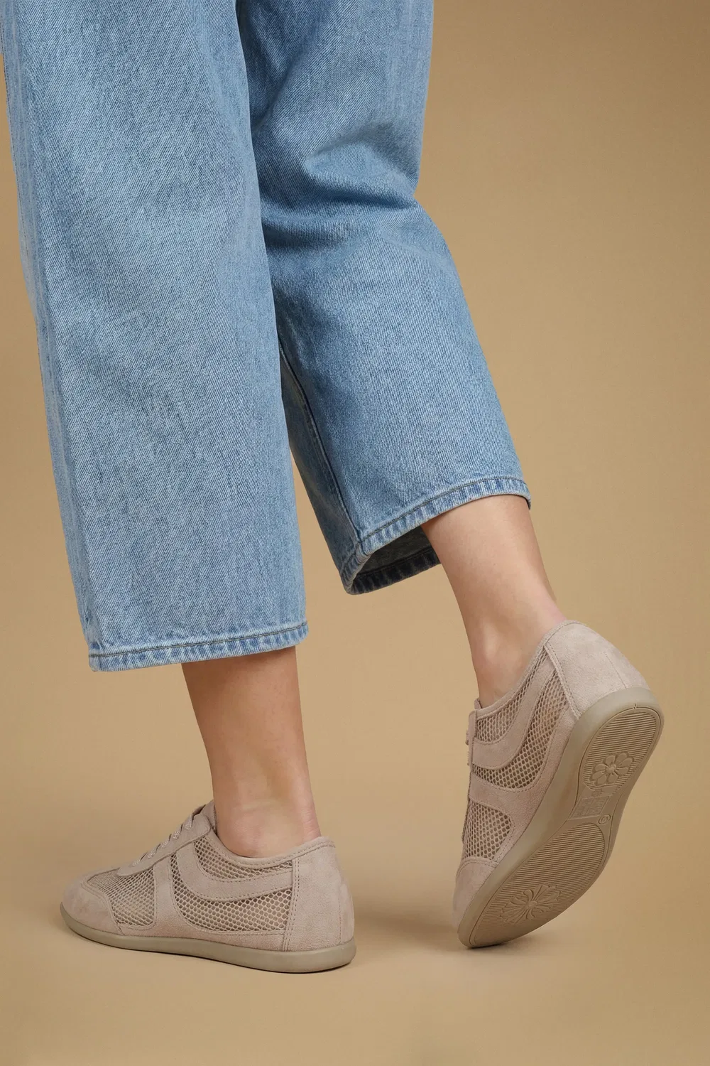 Кроссовки Lucy Mesh Lace Up Oasis, бежевый — фото 2
