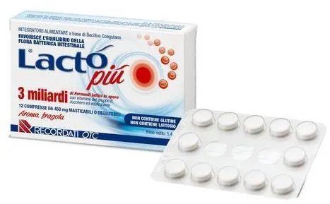 

Лакто Пиу 3 миллиарда 12 таблеток Lactò
