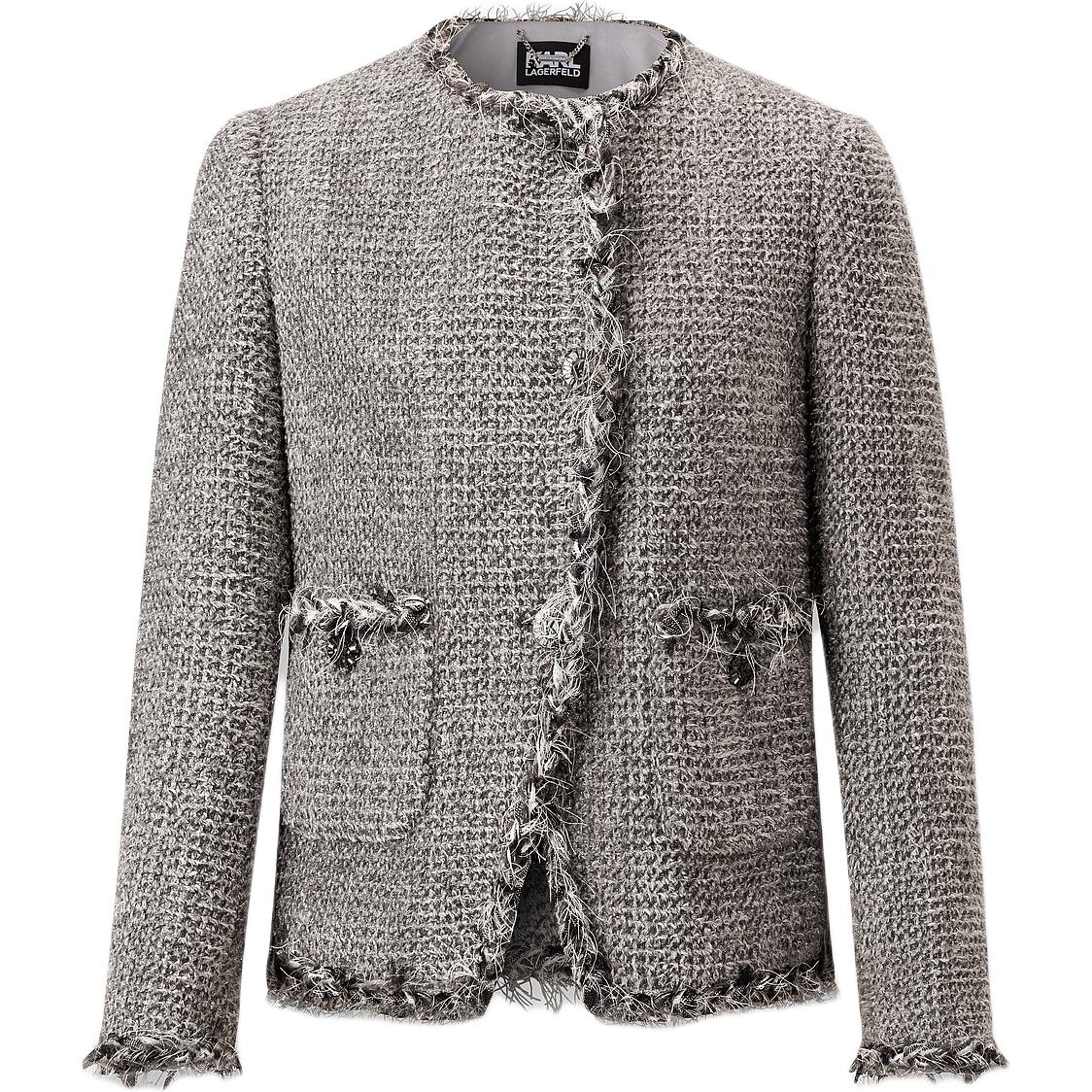 

KARL LAGERFELD / Karl Lagerfeld Jeans Куртка KARL LAGERFELD FW24 женская серая, Gray