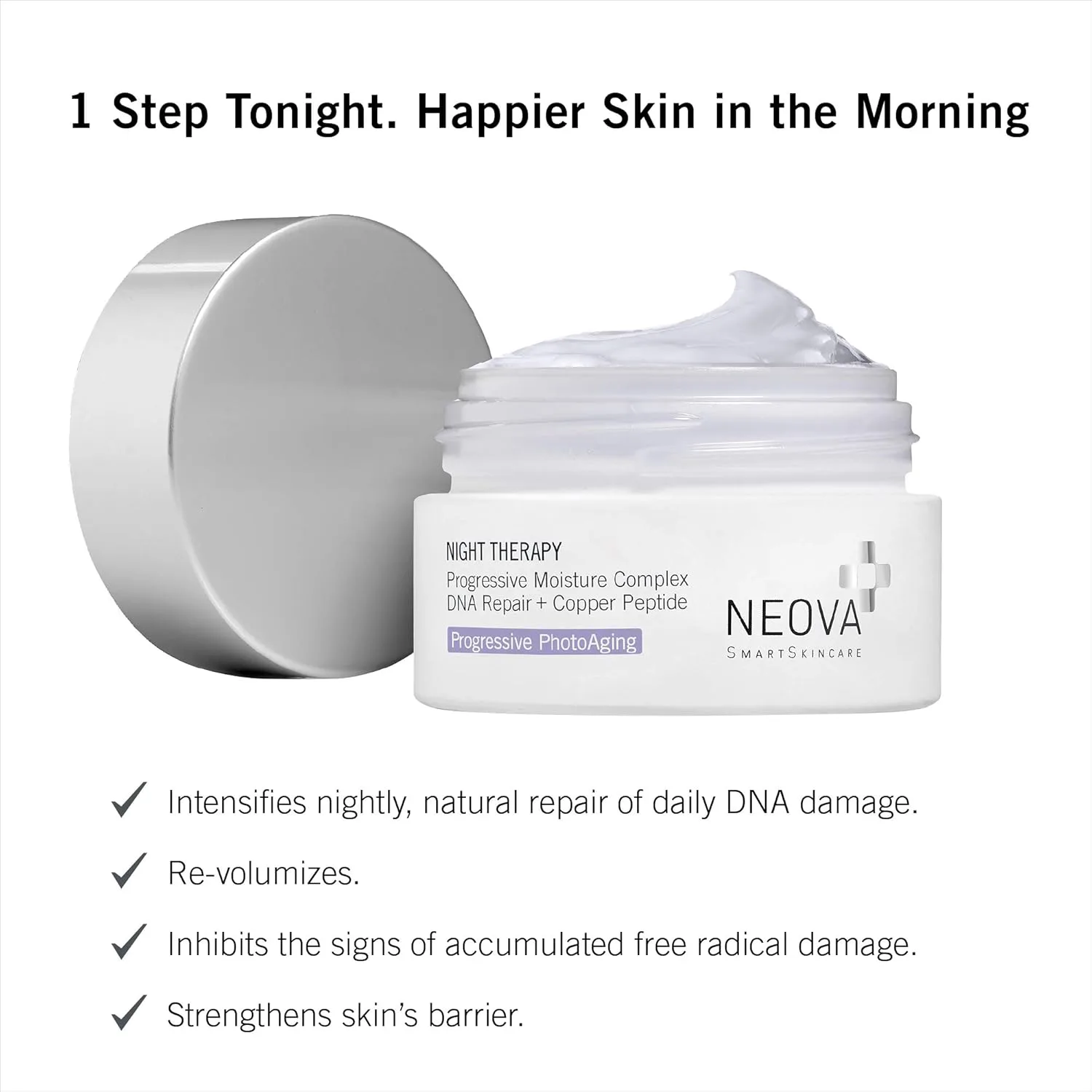 Сыворотка Neova — Увлажняющий ночной SmartSkincare Night Therapy с питательными компонентами, комплексом — фото 3