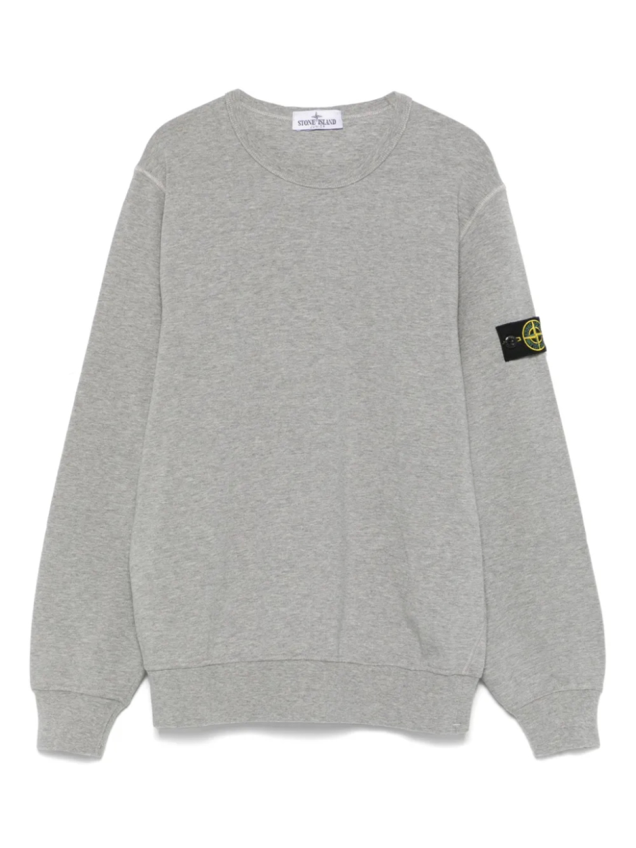 

Толстовка с нашивкой Compass Stone Island Junior, серый