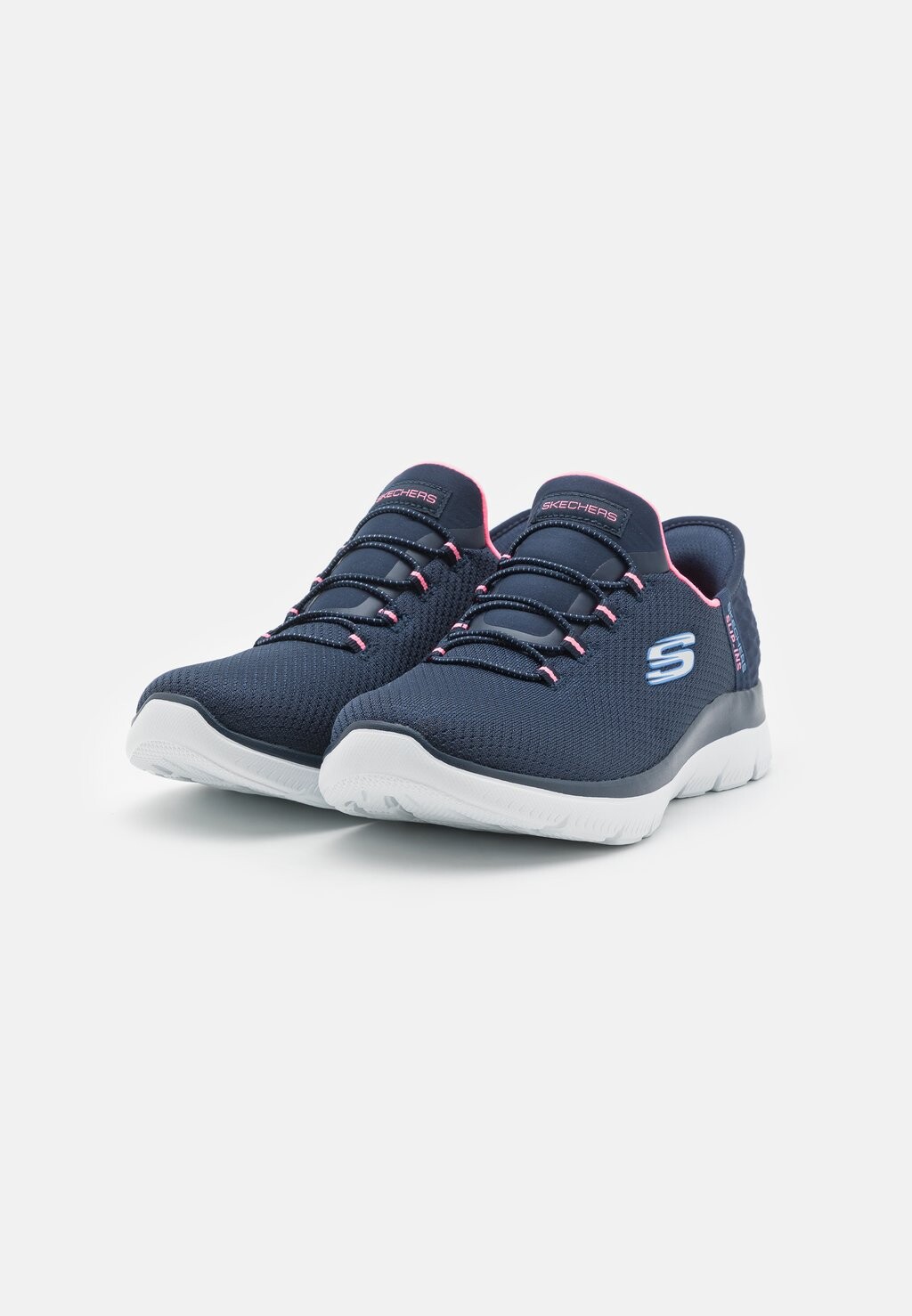 

Кроссовки на шнуровке SUMMITS Skechers Wide Fit, темно-синий