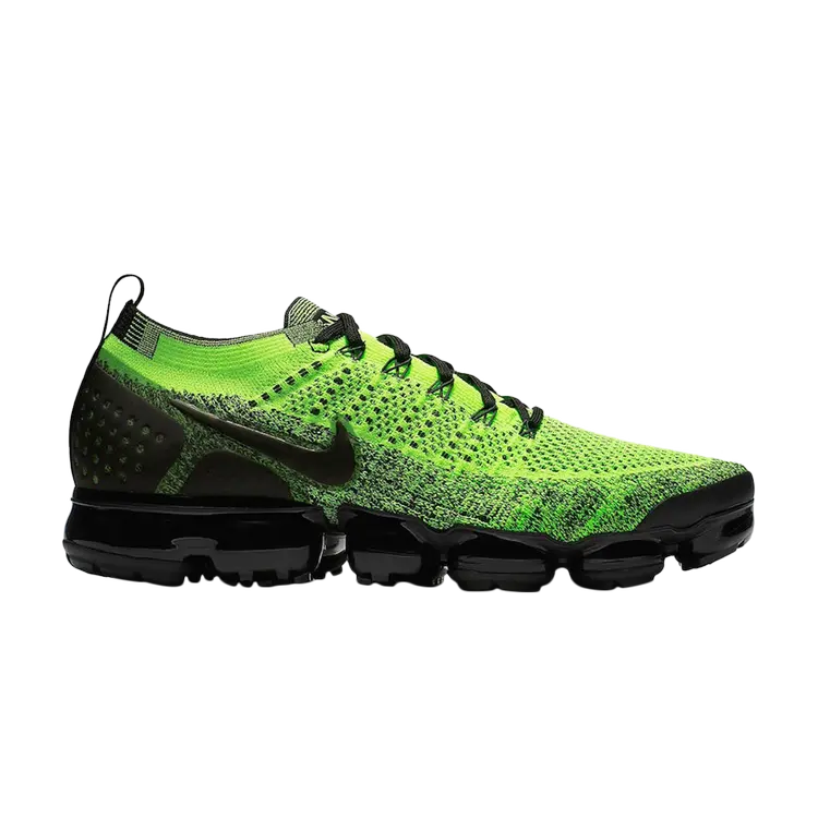 

Кроссовки Nike Air VaporMax 2 Flyknit 'Volt', желтый