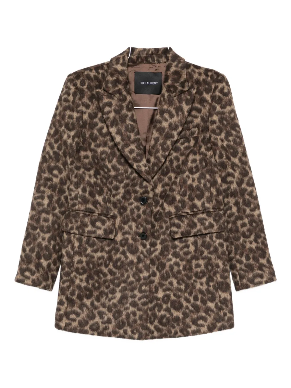 

Куртка с леопардовым принтом THELAURENT, нейтральный