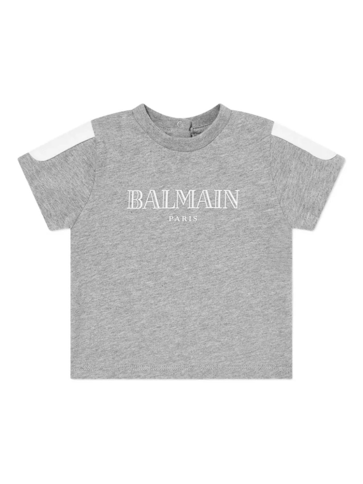 

Футболка с логотипом Balmain Kids, серый