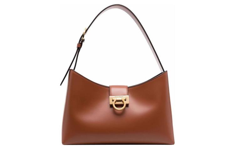 

Ferragamo Кожаная женская сумка коричневая