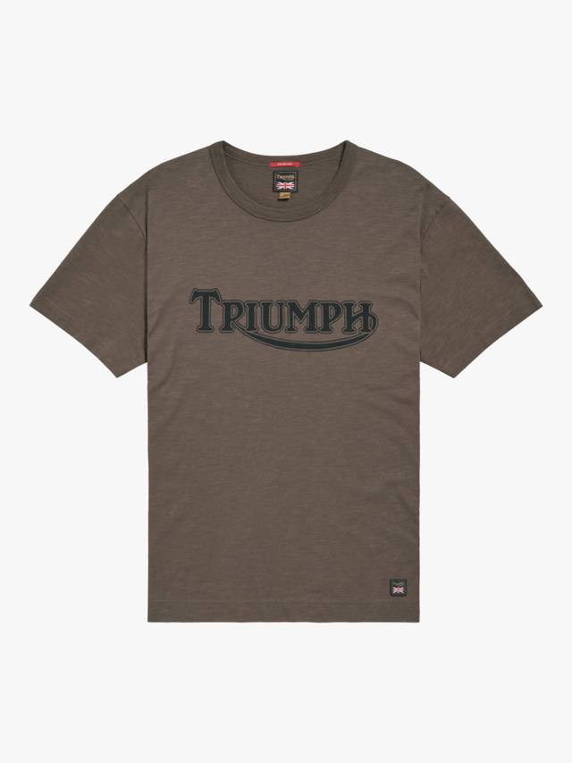

Футболка с вилочным уплотнением Triumph Motorcycles, цвет Mushroom