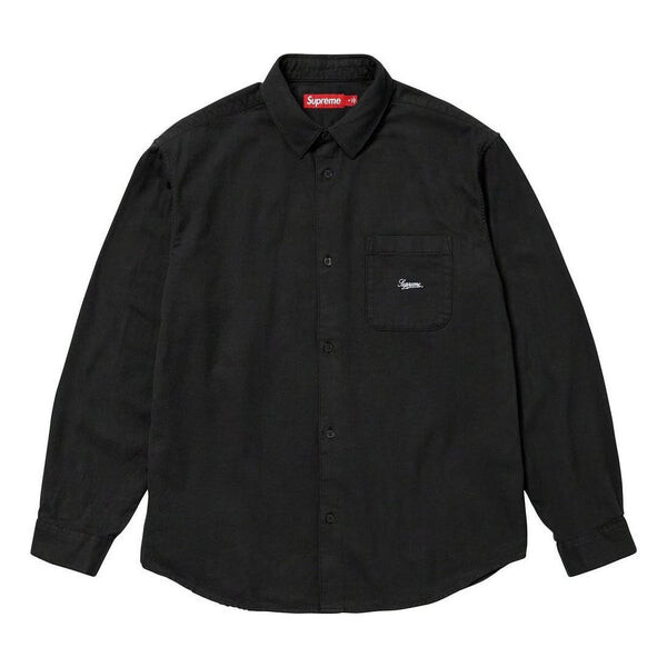 

Рубашка flannel shirt 'black' Supreme, черный