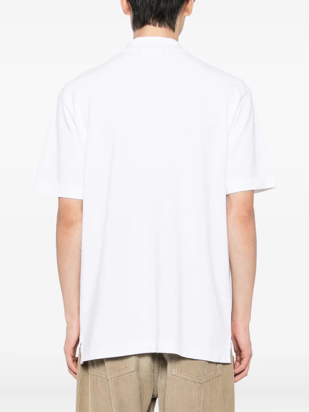 

Рубашка поло с нашивкой Bold Fox Maison Kitsuné, белый