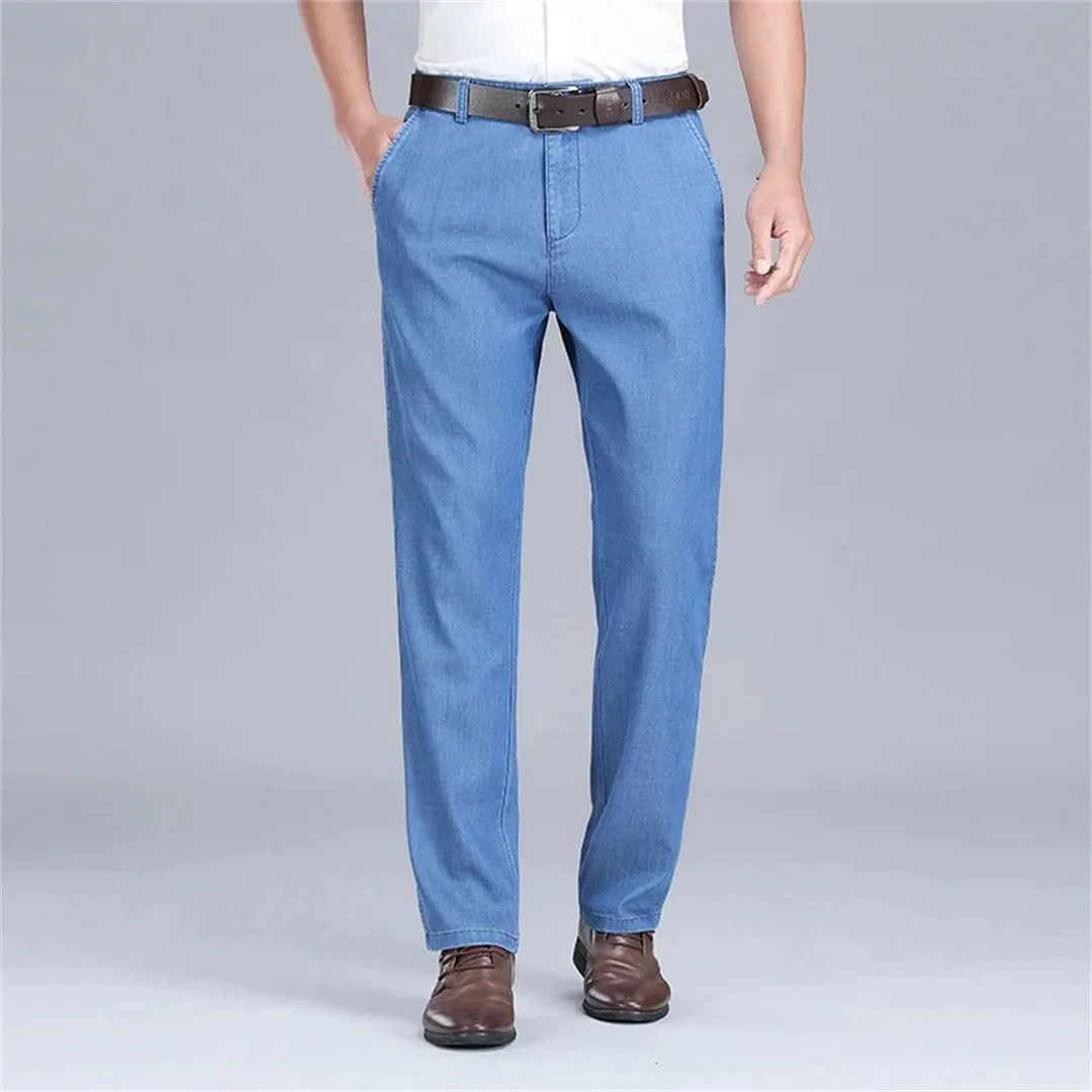 Джинсы Lyocell Stretch Men's, Light Blue — фото 2