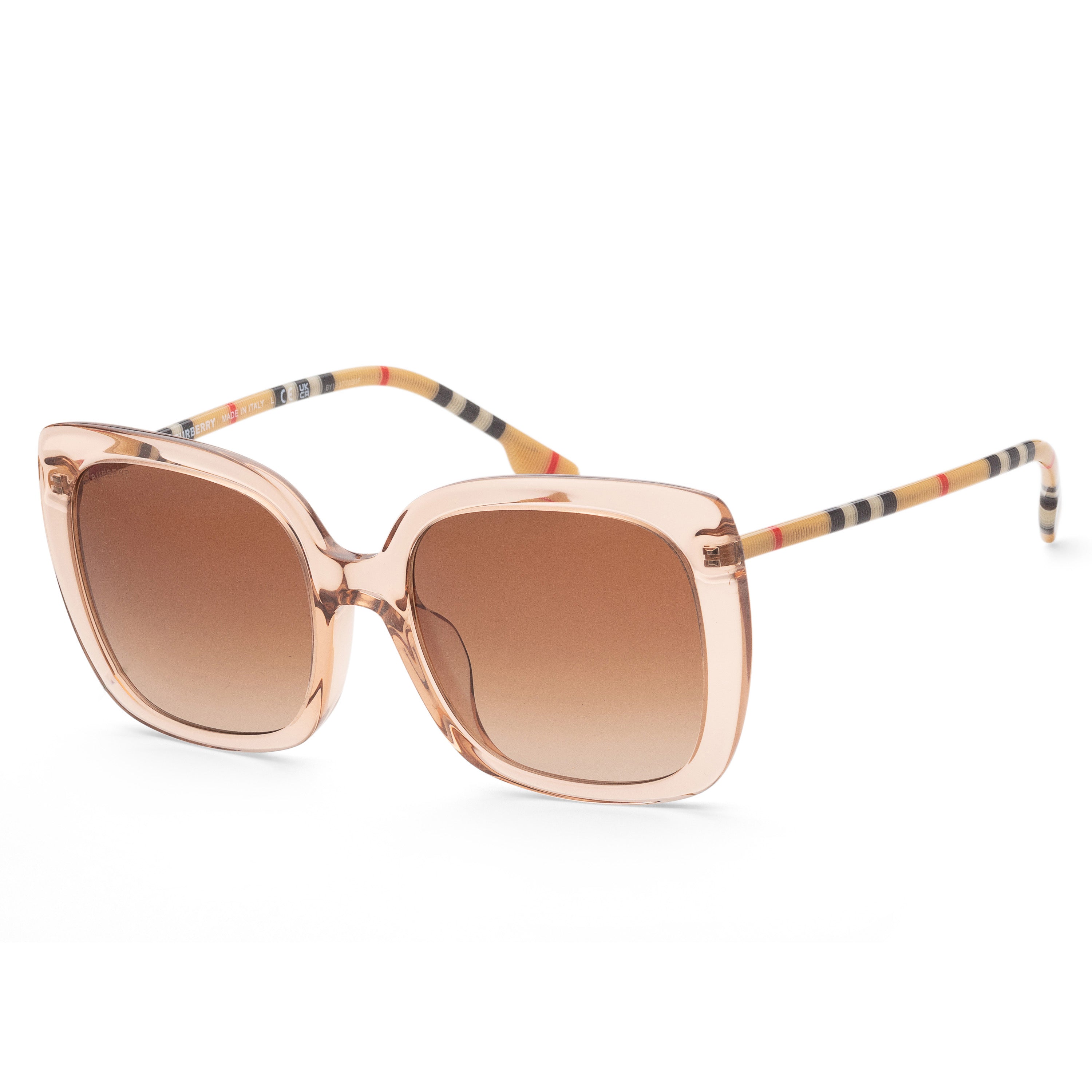 

Женские солнцезащитные очки Burberry 56 мм, цвет transparent pink