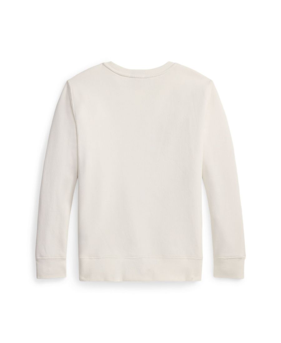 Флисовая толстовка Polo Bear для мальчиков 8-20 лет Polo Ralph Lauren, Bear Deckwash White — фото 2