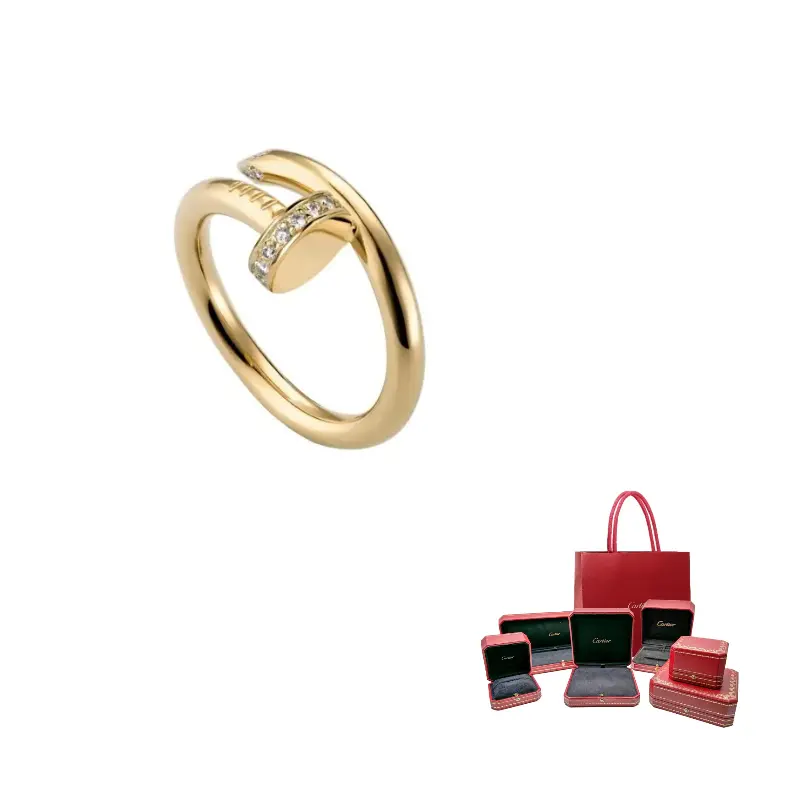 

Кольцо из 18-каратного золота с бриллиантами, унисекс Cartier, warranty not included