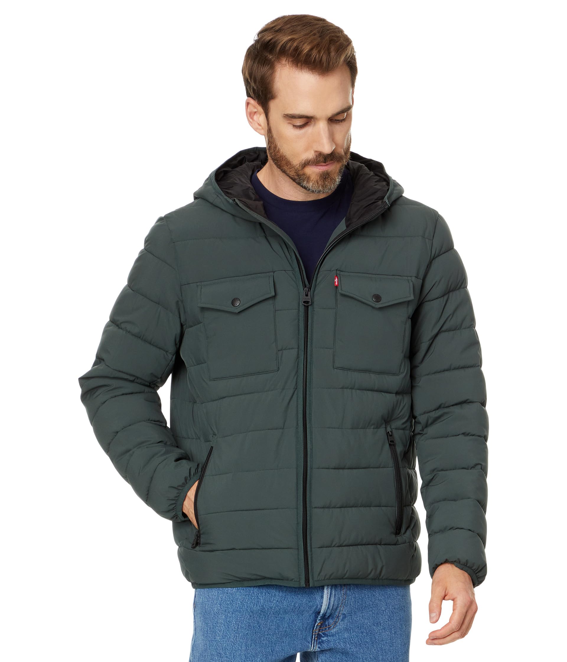 

Куртка Levi's Stretch Two-Pocket Quilted Jacket, цвет Urban Chic