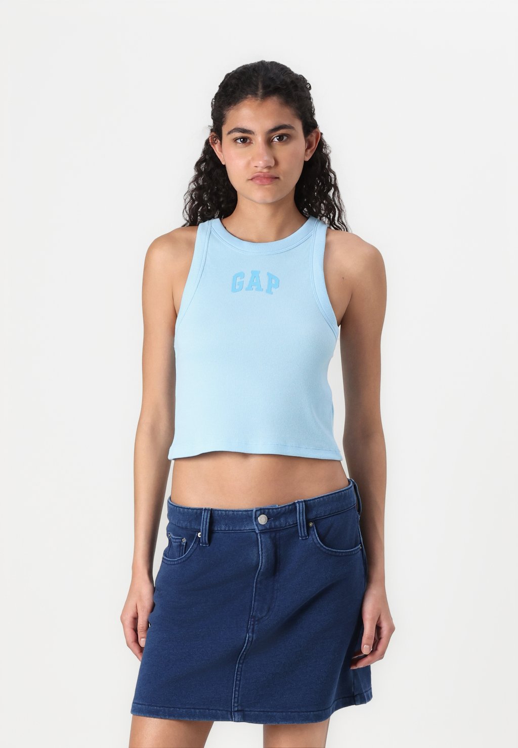 

Топ LOGO CROP TANK GAP, светло-голубой