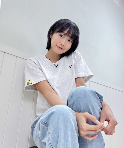 

Футболка с коротким рукавом, базовый крой, логотип TEESSERT, пепельно-серый