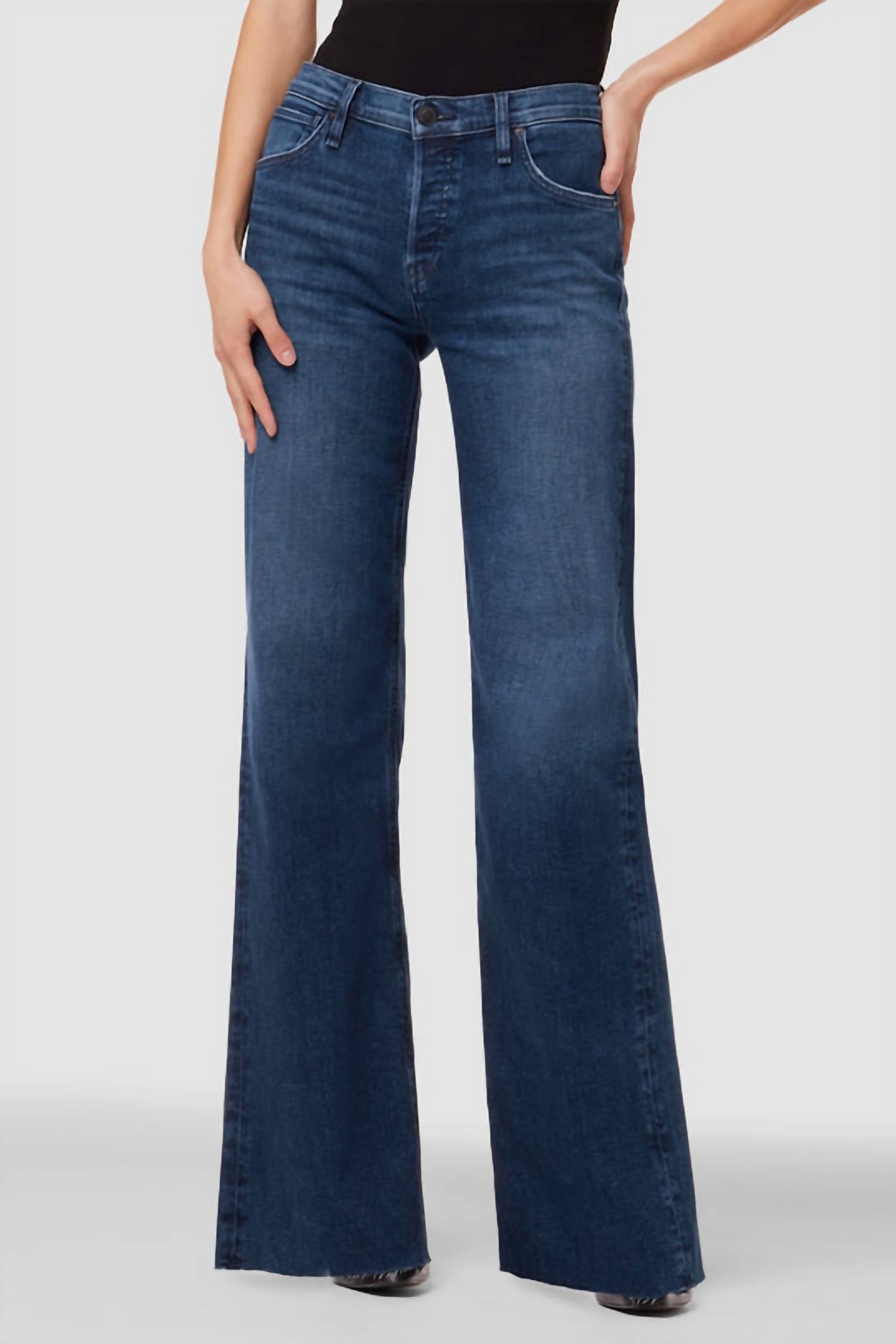 

Джинсы Rosie High-Rise Wide Leg в Дувре Hudson, цвет dover