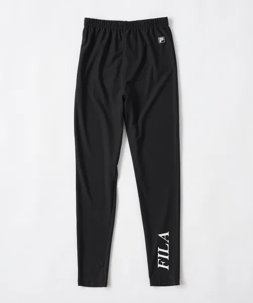 Детские леггинсы FILA из стрейч-материала, белый