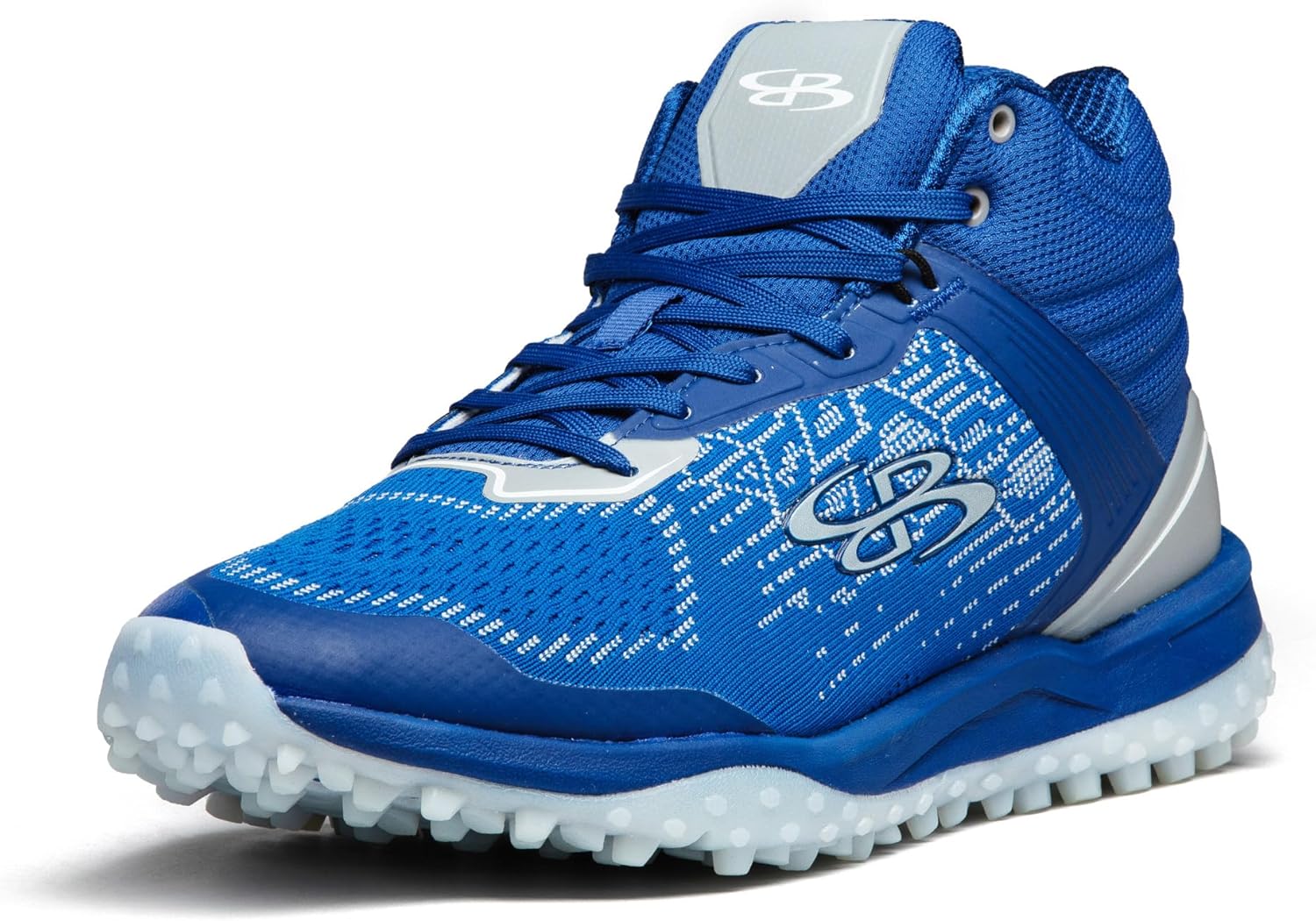 

Мужские футбольные кроссовки Boombah Viper Pureknit Turf Mid - Статус - Разнообразие цветов - Разные размеры, синий/серый