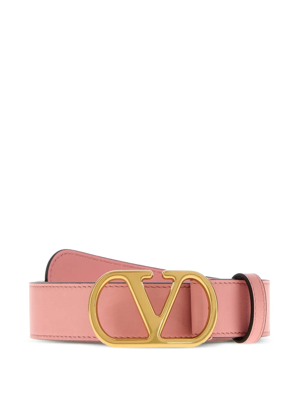 

Кожаный ремень с логотипом VALENTINO GARAVANI, розовый