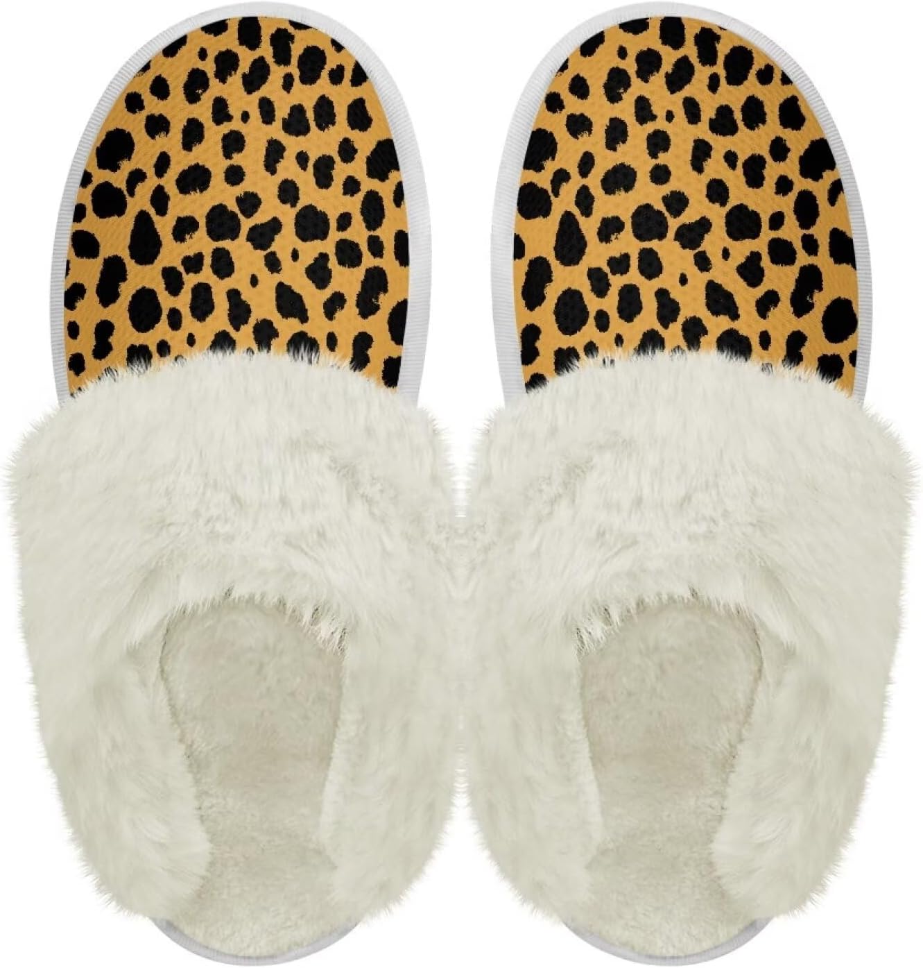 

Хлопковые тапочки с пушистыми краями, домашние тапочки для дома и улицы, хлопковые тапочки унисекс Pjheqoxe, коричневый